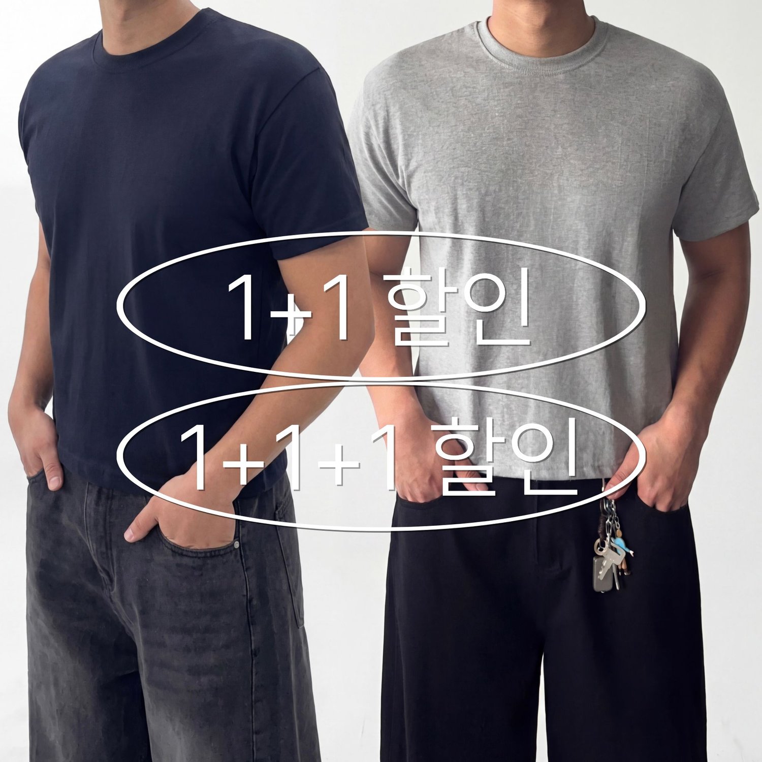프리미엄 크롭 코튼 여름 비율좋아보이는 반팔 8color 1