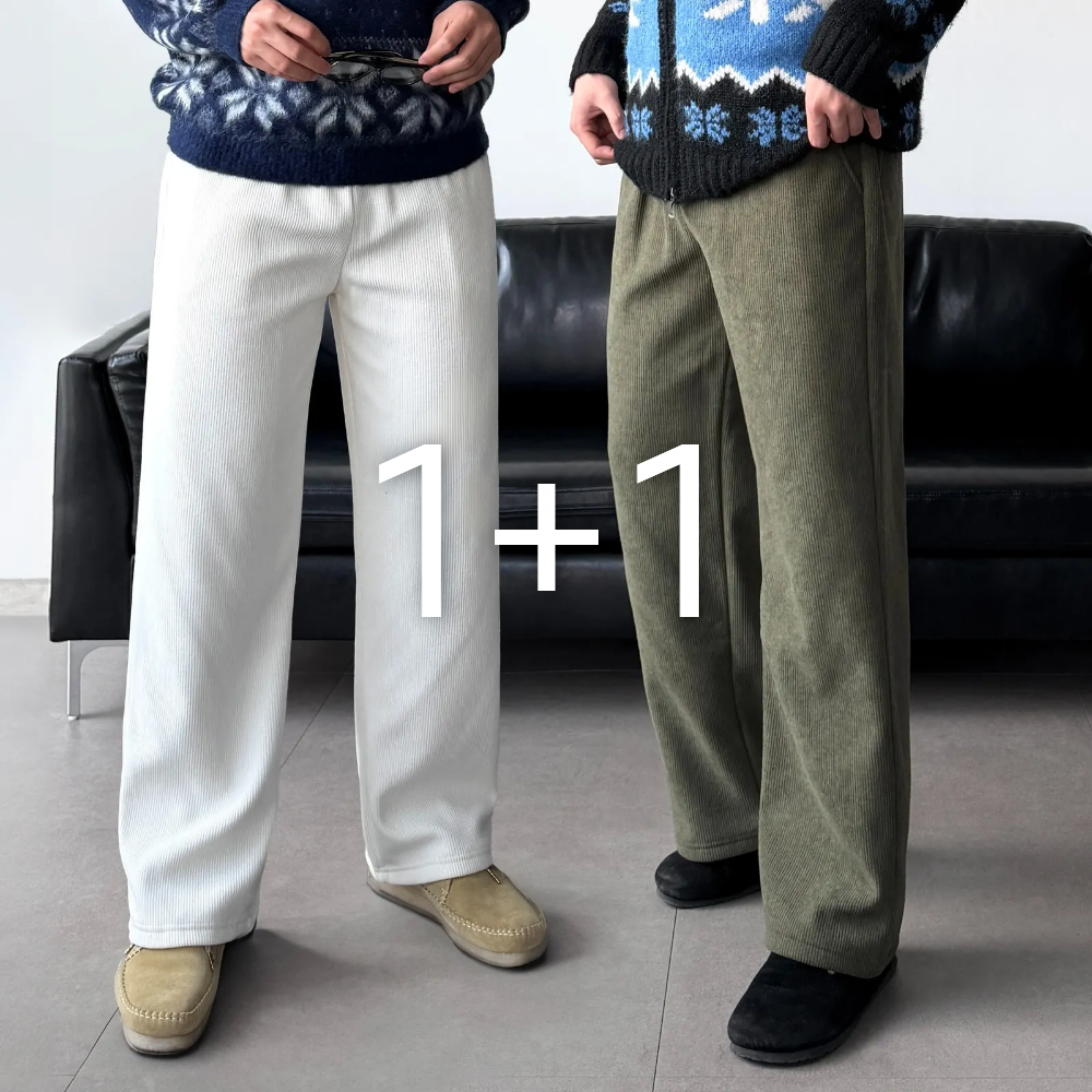[1+1] 코듀로이 골덴 세미 와이드 팬츠 7color 1