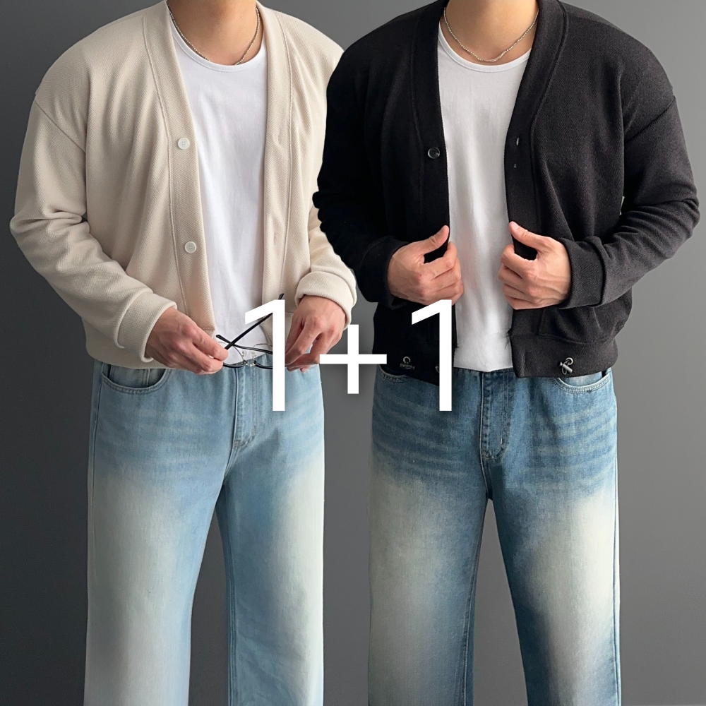 [1+1] 크롭 숏 짧은 봄 가디건 5color 1